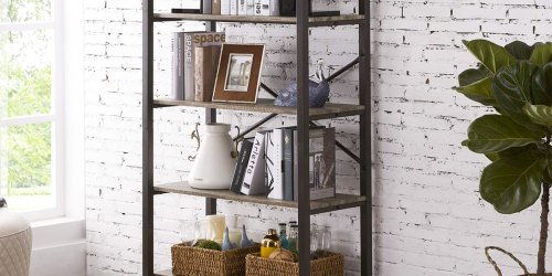 5-Tier Industrial Bookshelf Only $109.99 Shipped (Regularly $220)