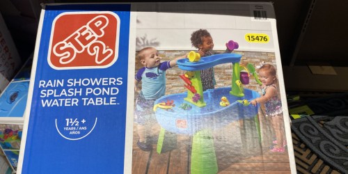 Step 2 Rain Showers Splash Pond Water Table Only $59.99 at ALDI