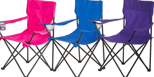 Academy Sports Folding Camping Chairs Just $4.99 | Available in 8 Color Options