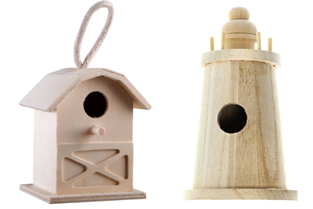 ArtMinds Mini Ready-to-Paint Birdhouses