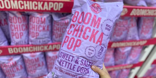 BOOMCHICKAPOP Kettle Corn 25oz Bags Only $2.75 Each at Costco