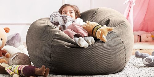 Stain-Resistant Bean Bag Chair Covers from $14 on Amazon | Perfect for Storing Stuffed Animals