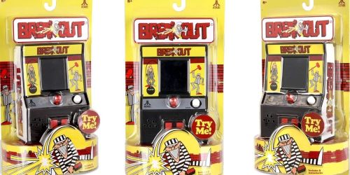 Arcade Classics Breakout 4C Retro Mini Arcade Game Only $5 on Amazon (Regularly $18)