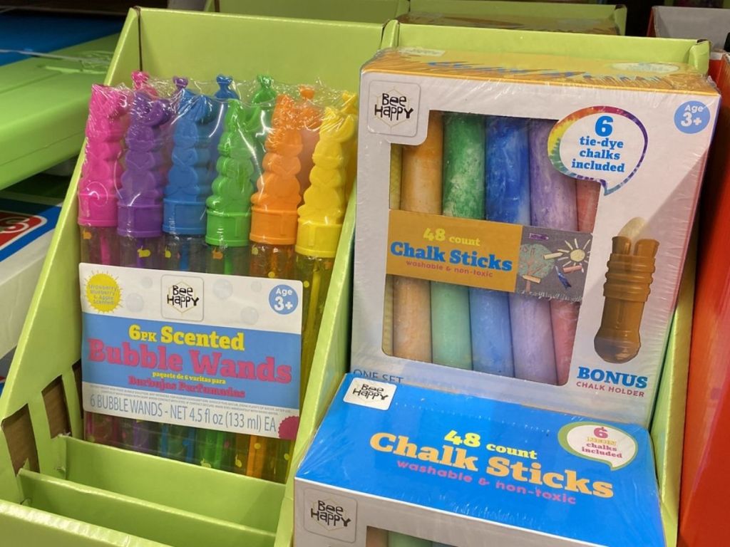 Bubble Wands and Chalk Sticks ALDI
