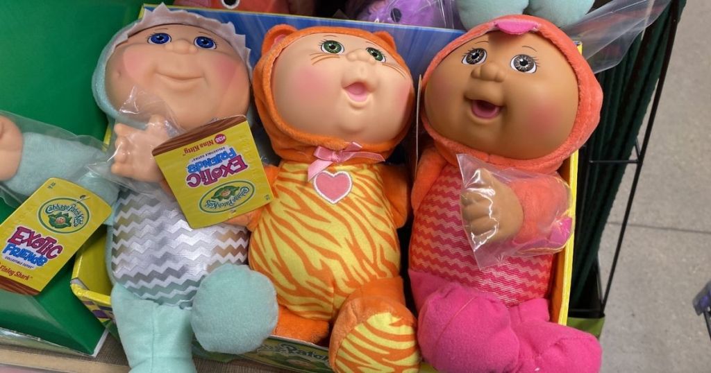 three Cabbage Patch Kids Dolls