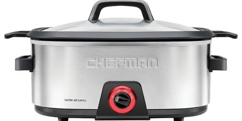 Chefman Stainless Steel 6-Quart Slow Cooker Only $29.99 on Zulily.com (Regularly $80)