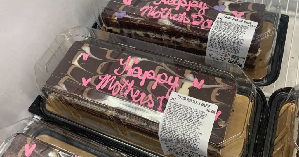 Costco's Popular Tuxedo Mousse Cake is Decked Out For Mother's Day