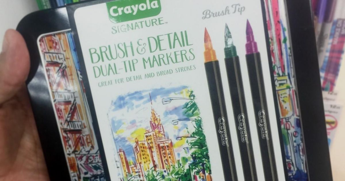 crayola brush tip markers 32