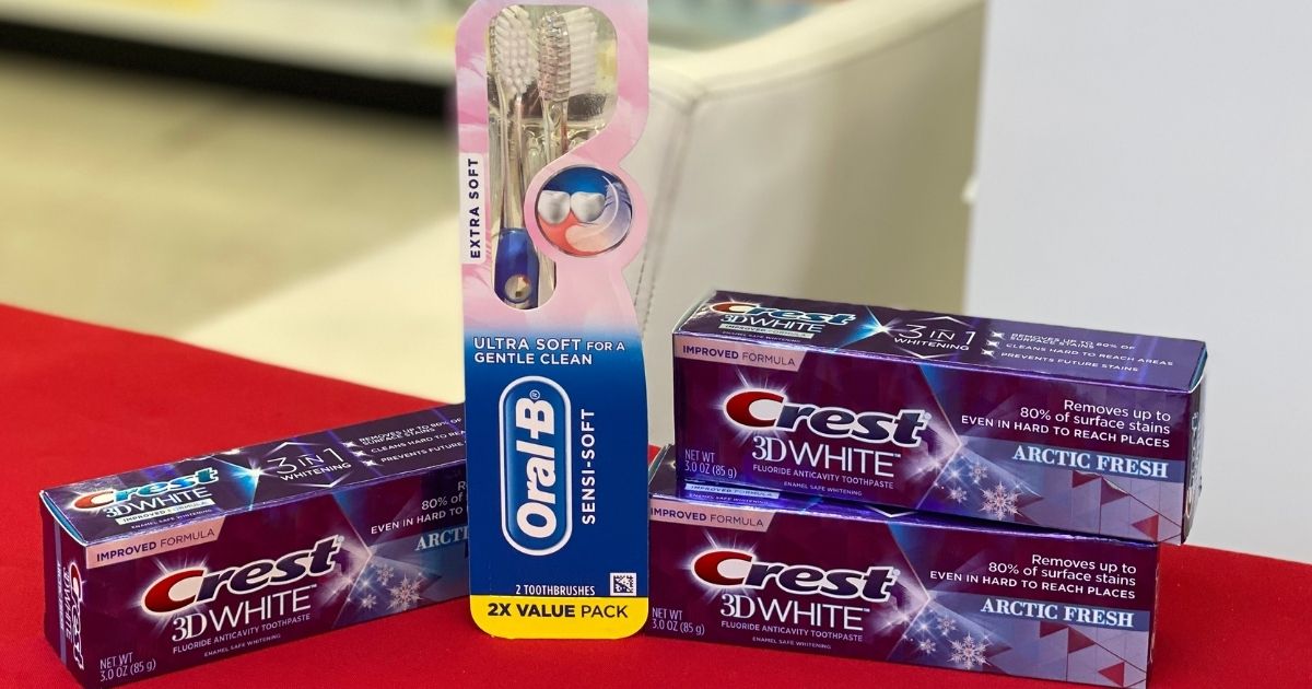Crest Toothpaste and Oral-B Toothbrush
