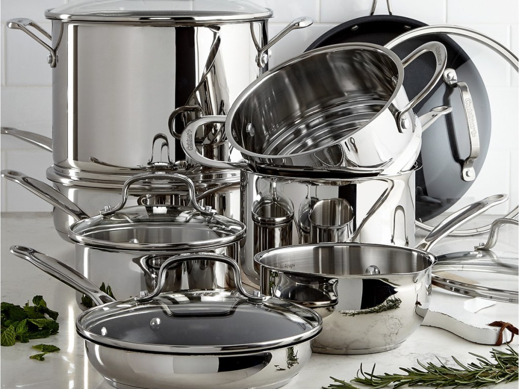 Cuisinart Chef's Classic 14-Piece Stainless Steel Cookware Set