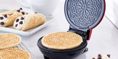 Dash Mini Pizzelle Maker from $7.79 (Regularly $20) + Free Shipping for Select Kohl’s Cardholders