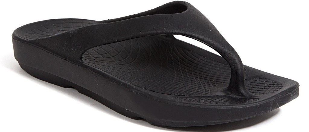 black sandal