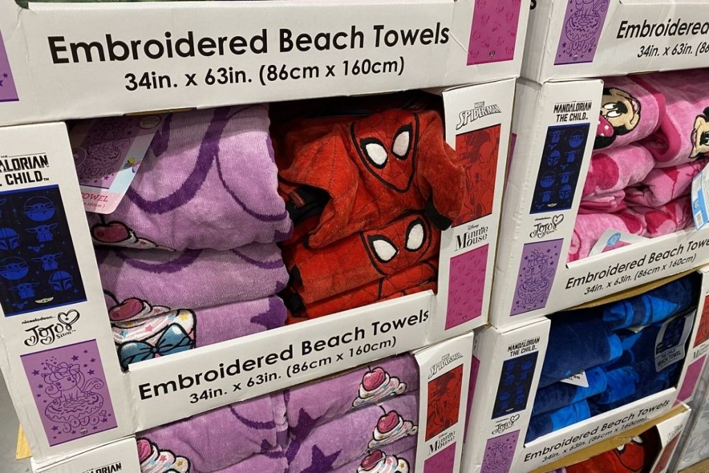 Disney Embroidered Beach Towels Costco