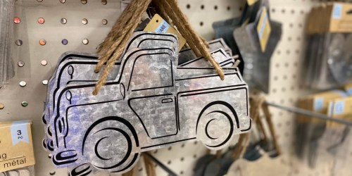Dollar Tree Galvanized Metal Decor Only $1 | Wall Art, Table Stands & More
