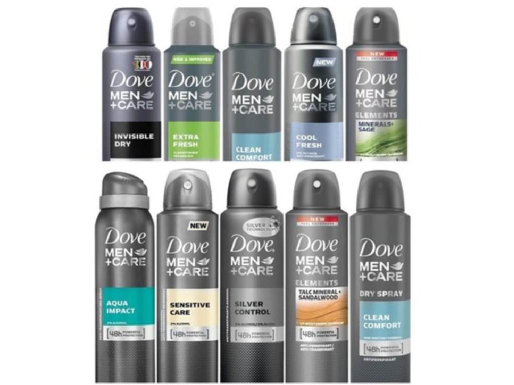 10 pack dove men's dry spry deodorant