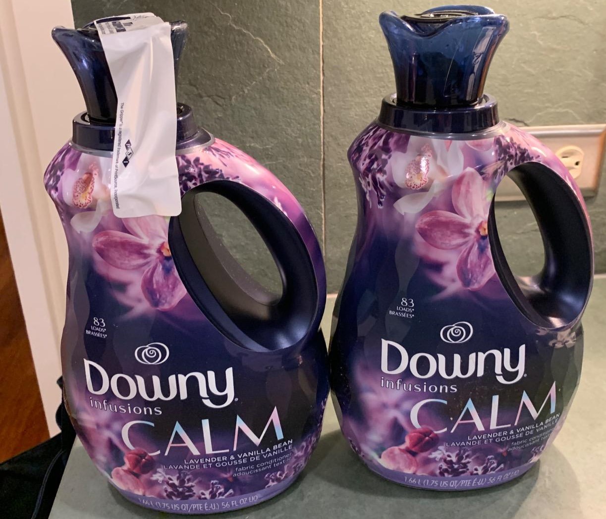 two bottles of Downy Infusions