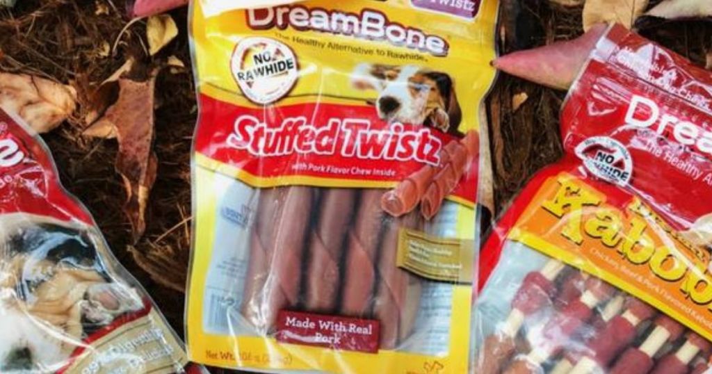 bag of DreamBone Stuffed Twistz
