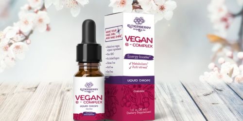 Organic B-Complex Liquid Drops Only $12 Shipped on Amazon | Naturally Boosts Energy