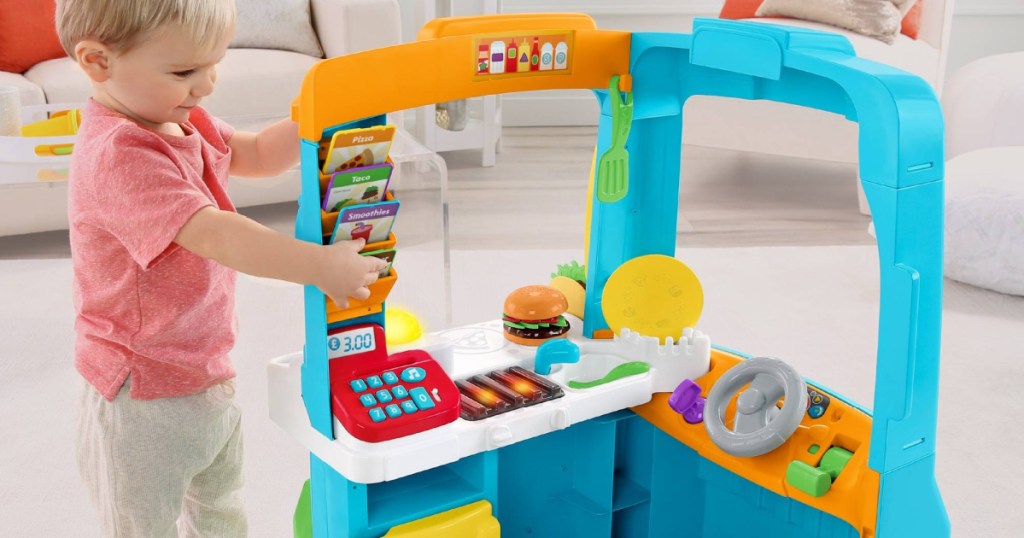 food truck themed playset for kids