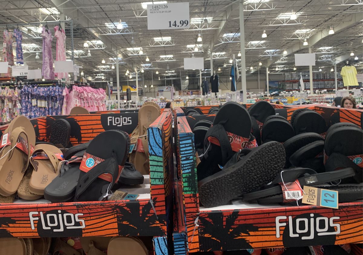 Flojos men's flip flops on sale costco