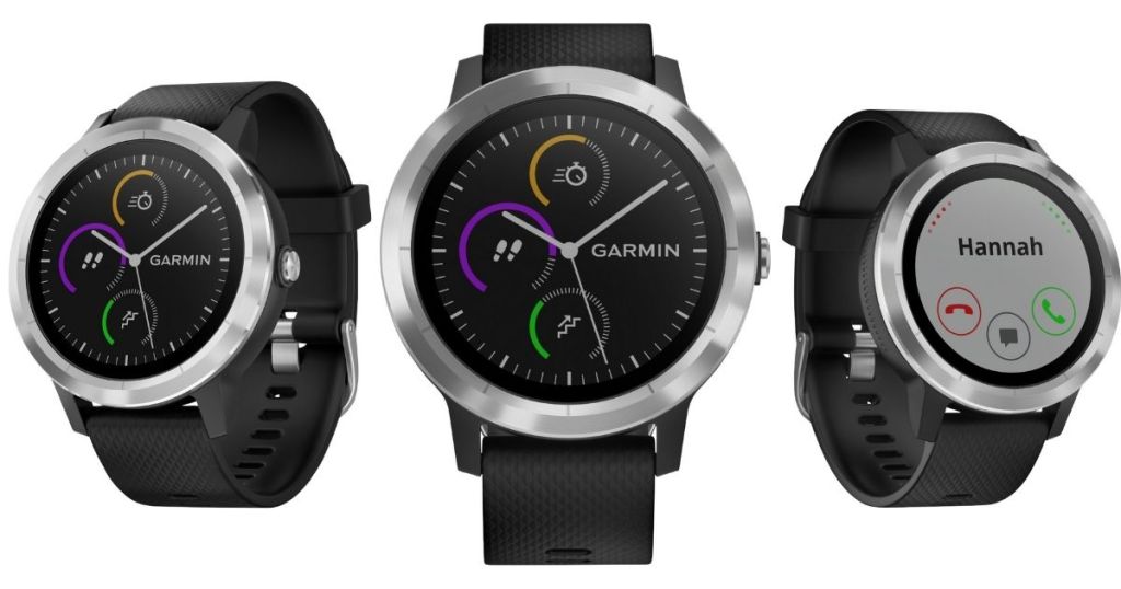 3 views of Garmin Vivoactive 3 Smartwatch