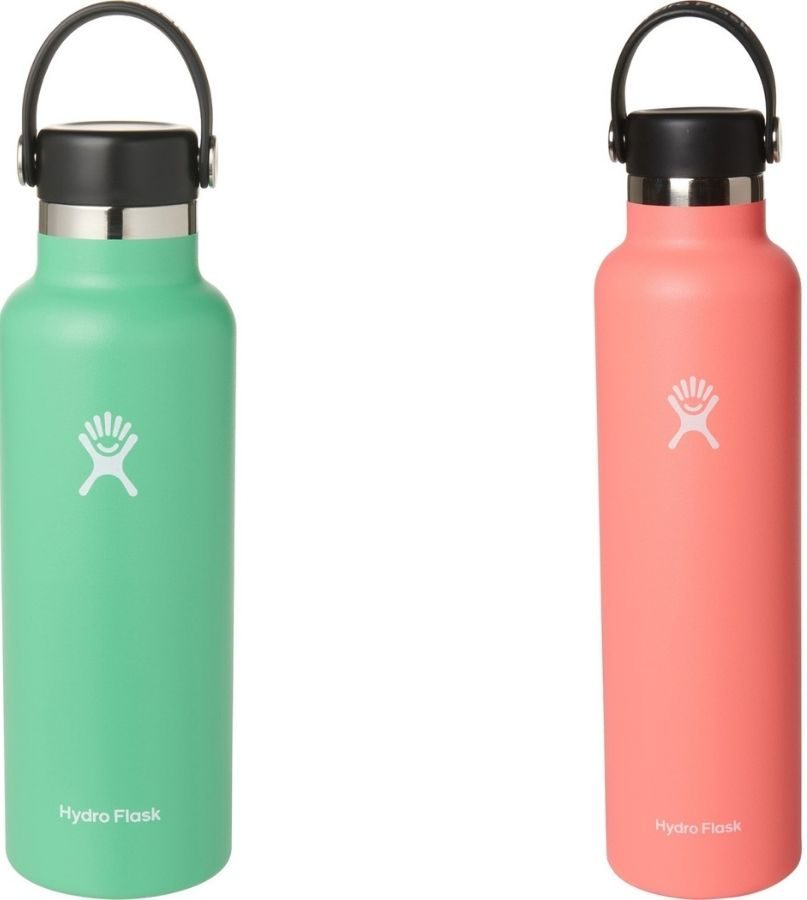 Two Hydro Flasks