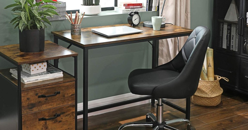 industrial style writing desk 