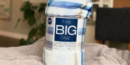 The Big One Oversized Supersoft Plush Throws Only $10 on Kohls.com (Regularly $30)