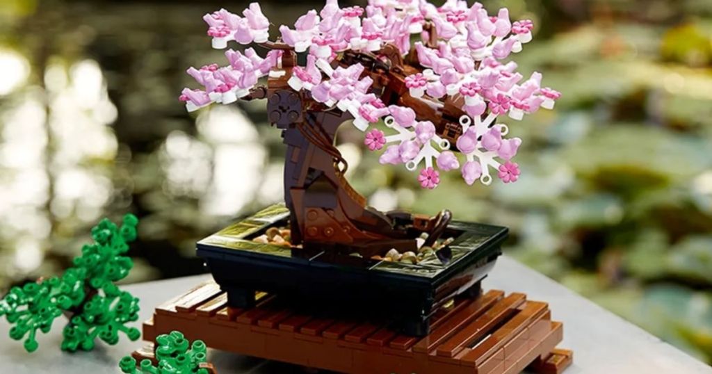 lego bonsai tree pink
