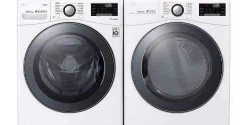 LG WiFi-Enabled Washer & Dryer Set from $1,449.99 Delivered on Costco.com (Regularly $1,950)