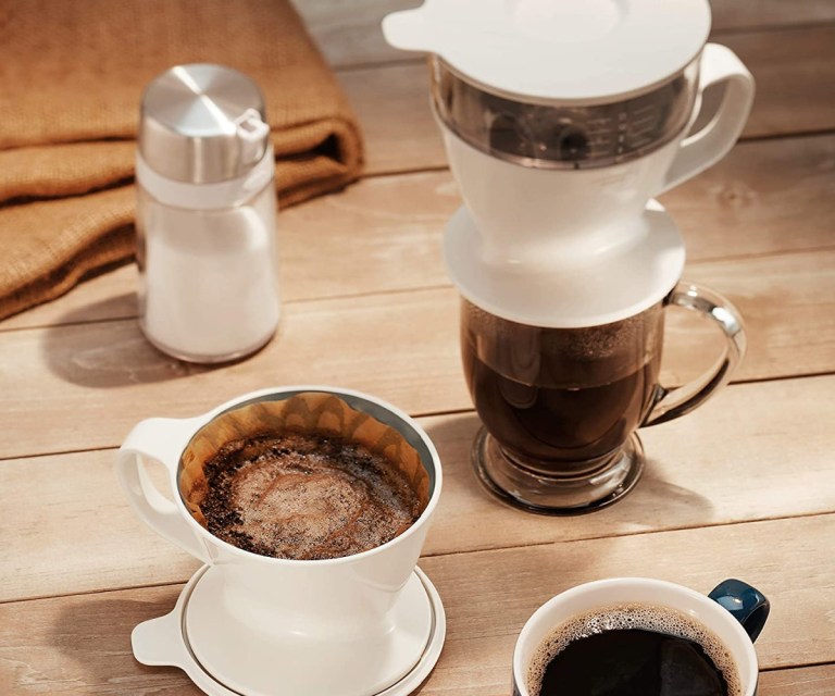 OXO Single Serve PourOver Coffee Maker Only 13.99 on Amazon Hip2Save