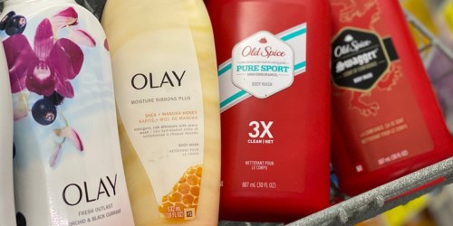 6 Olay & Old Spice Body Washes Just $4 After Rebate & Walgreens Rewards | Only 67¢ Each