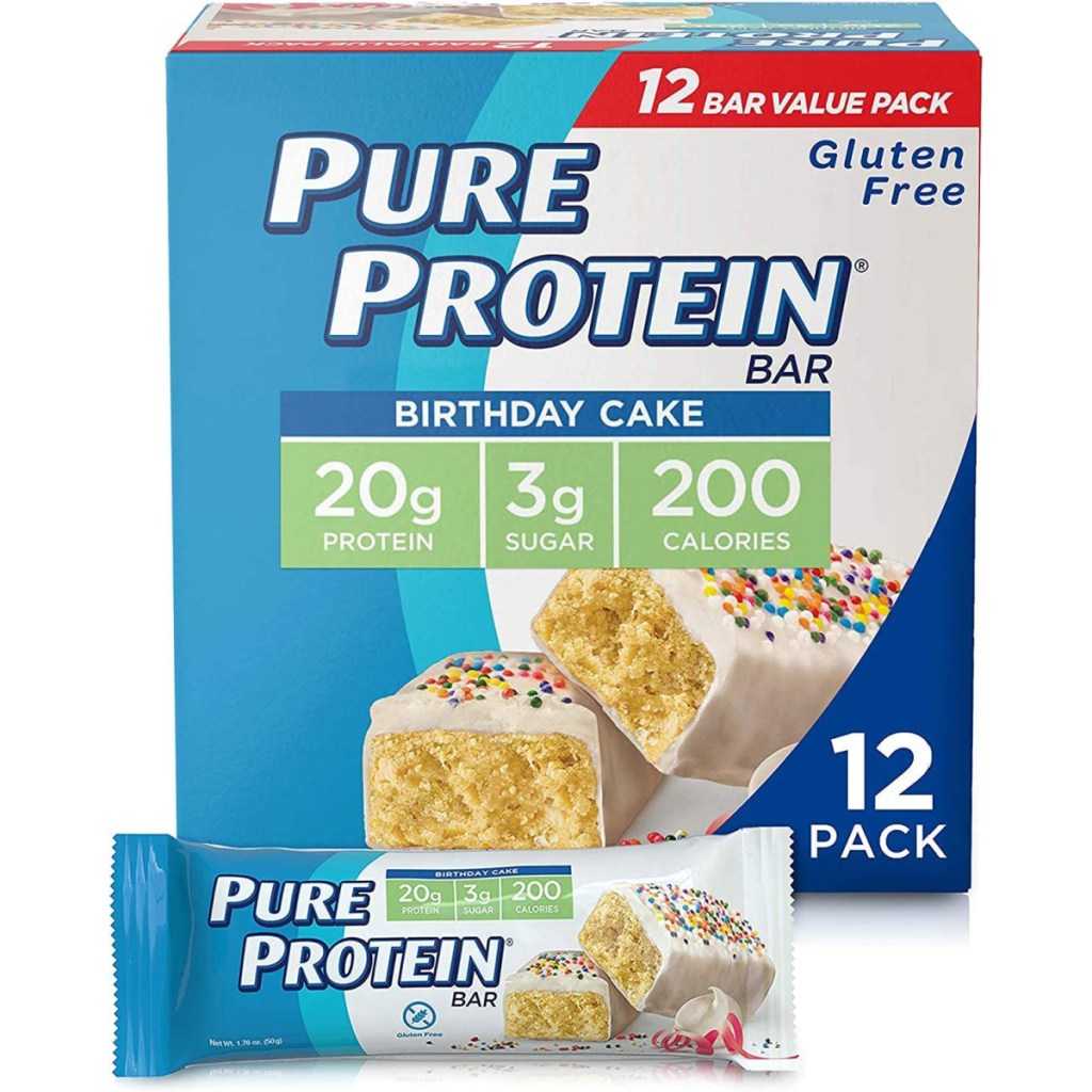 large package of protein bars
