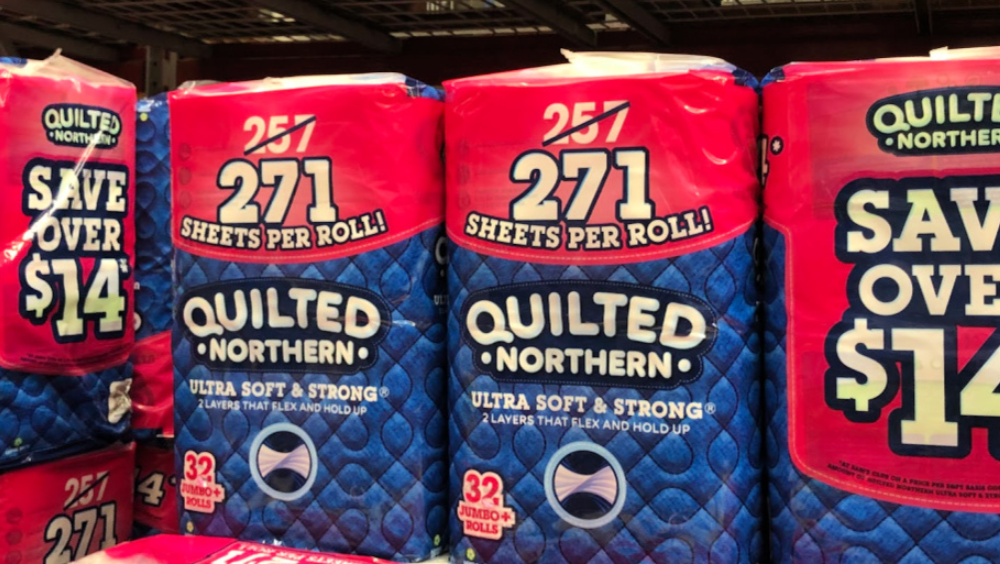 Quilted Northern toilet paper at Sam's Club