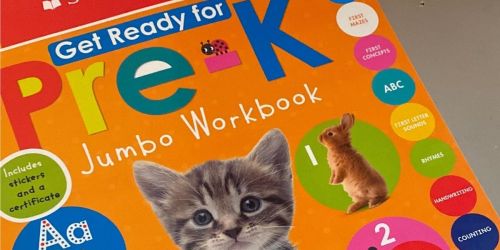 Scholastic Get Ready for Pre-K Jumbo Workbook Only $6.78 on Amazon (Regularly $13)