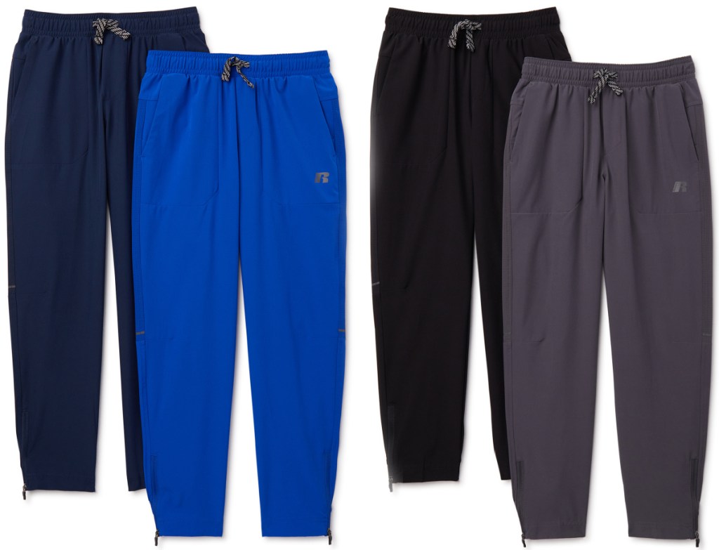 four styles of boys jogger pants