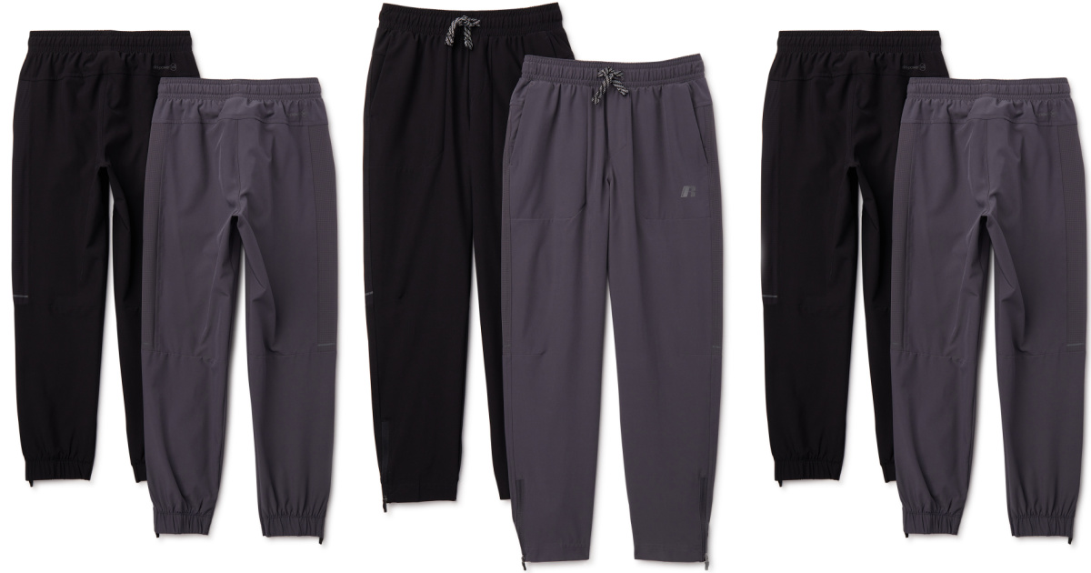six pairs of boys pants