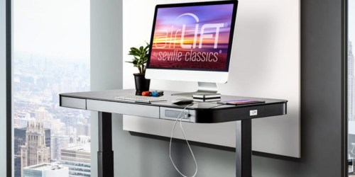 Electric Adjustable Standing Height Desk Only $279.99 Shipped on HomeDepot.com (Regularly $400)