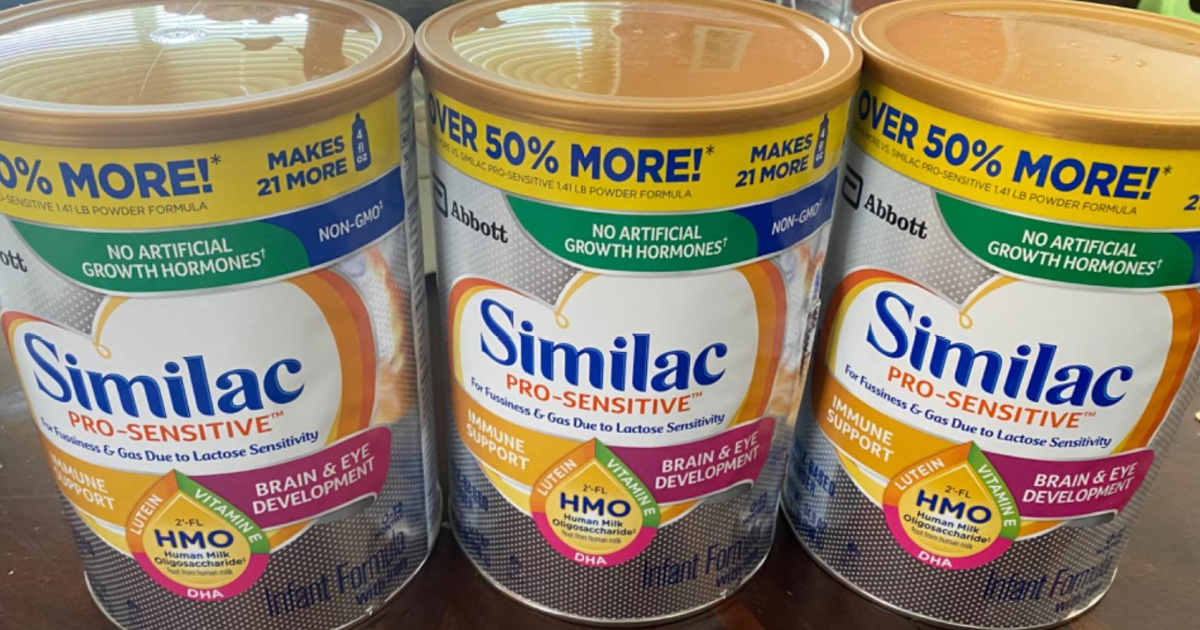 Similac pro sensitive clearance to go packets