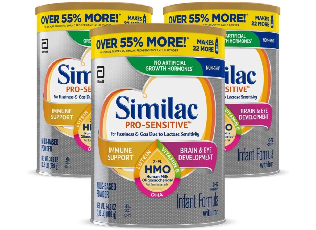 similac sensitive 3-pack