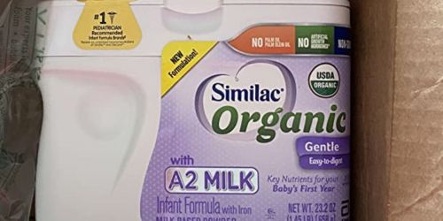 Similac Organic Formula 6-Pack Only $66 Shipped on Amazon | Just $11 Each