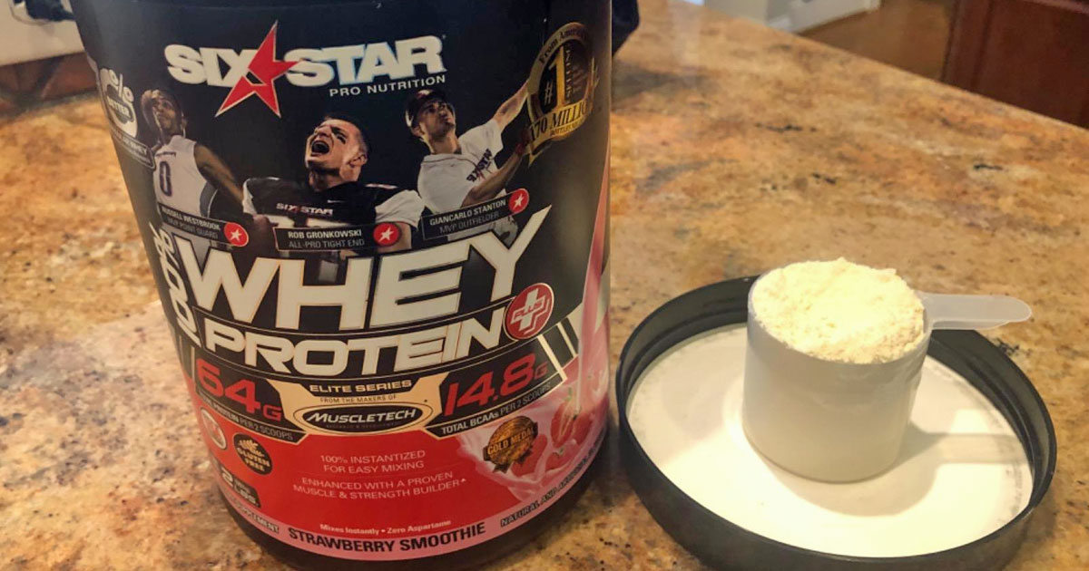 six star strawberry whey protein