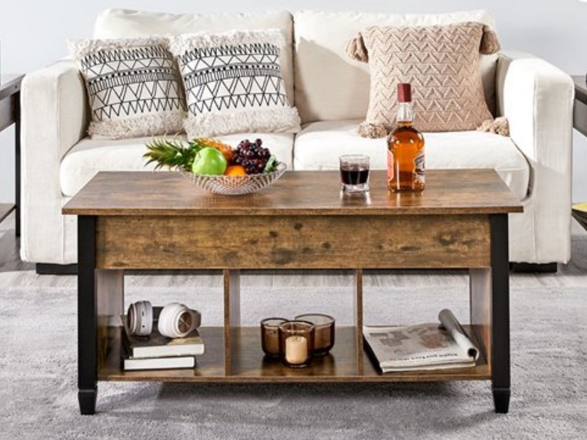 Smilemart Lift Top Coffee Table 