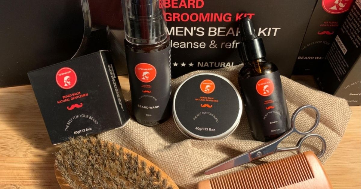 Beard Grooming Kit Only 10 99 On Amazon Regularly 20 Hip2save