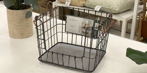 These Threshold Stackable Wire Baskets Are Stylish, Versatile & Only $17 at Target