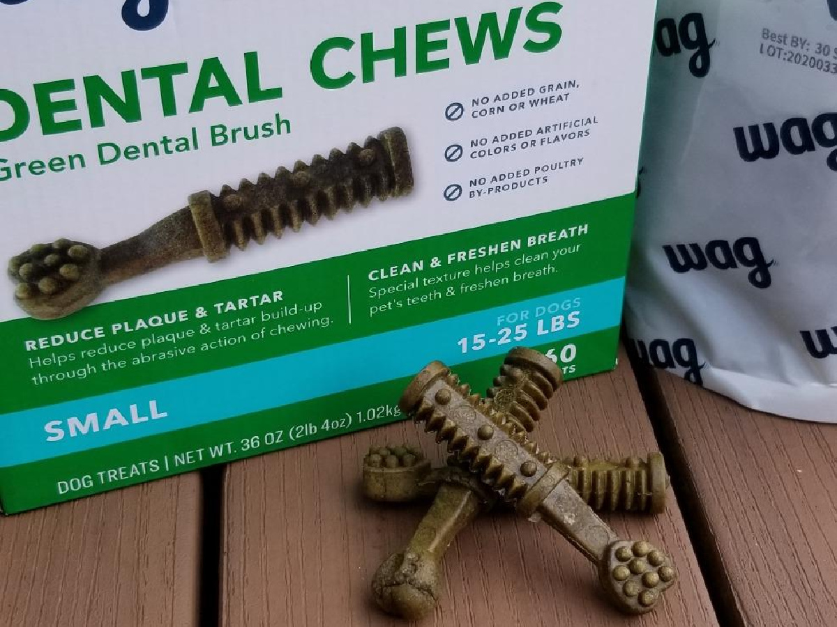 WAG Dental Dog Treats 130Count Only 13 Shipped on Amazon (Regularly