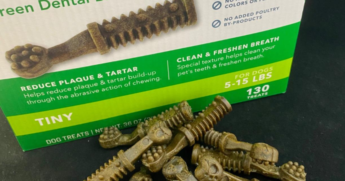 WAG Dental Dog Treats 130Count Only 13 Shipped on Amazon (Regularly 24)