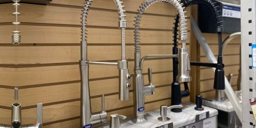 Stainless Steel Pull-Down Kitchen Faucet Only $99 Shipped on Lowe’s.com (Regularly $199)