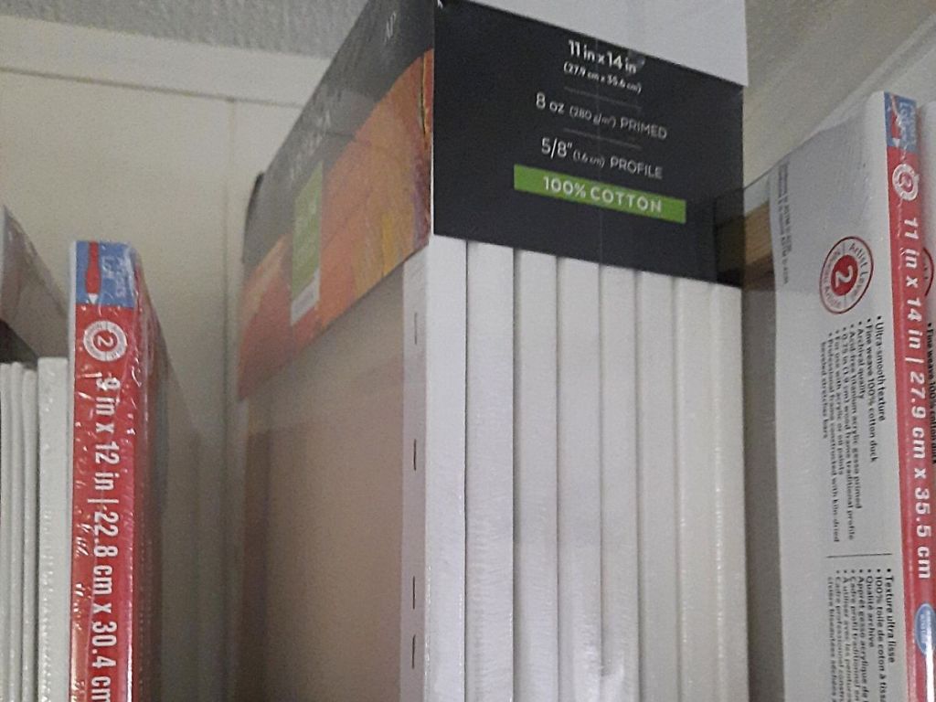 pack of canvases