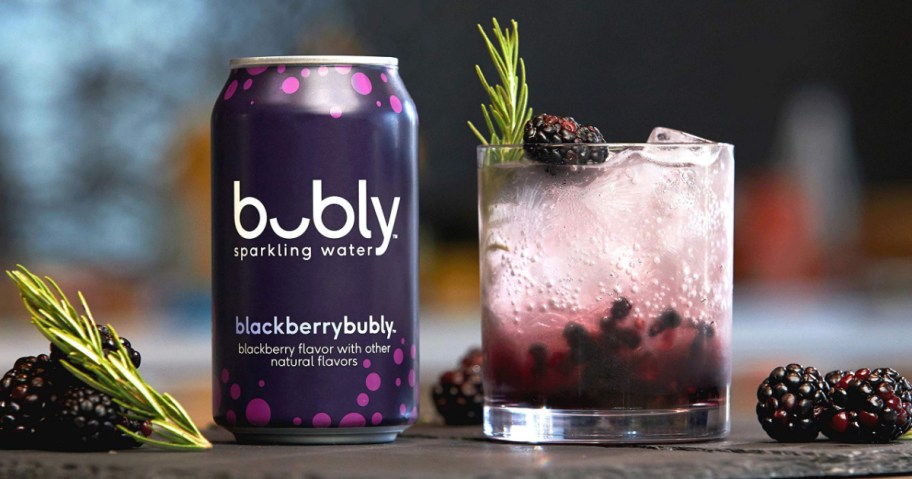 bubly blackberry w/ cocktail